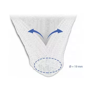 Braided Sleeve DeLOCK 20810 5 m x 19 mm white