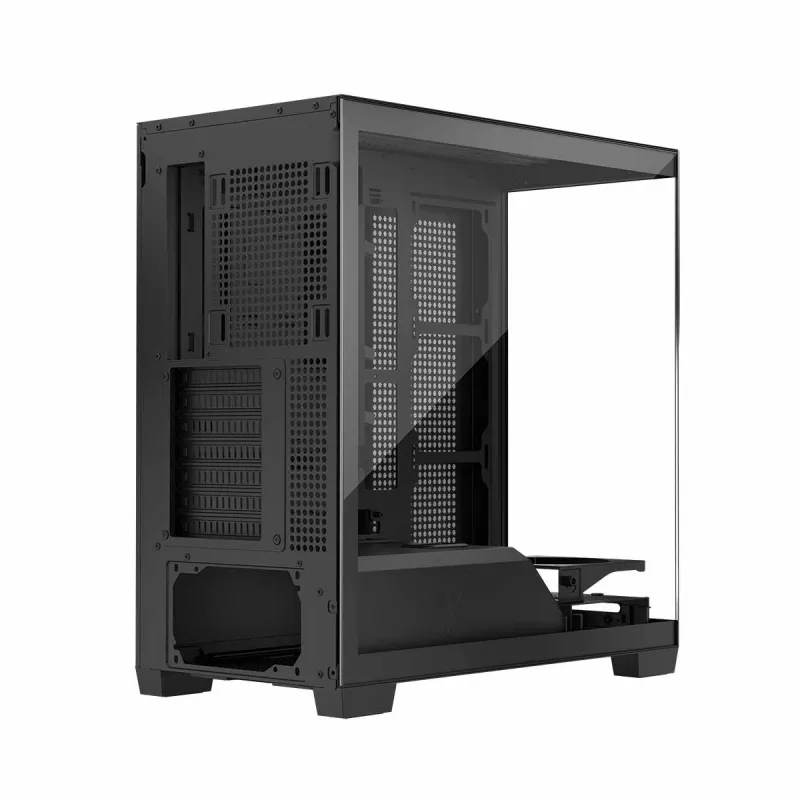 PC case MODECOM Volcano Stellar NF ATX midi tower, tempered glass, black, supports ATX/micro ATX, GPU up to 420mm, CPU cooler 175mm