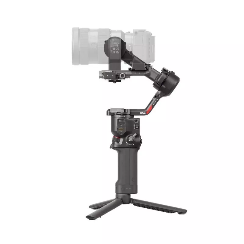 Hand camera stabilizer DJI RS4, aluminium body, 12h battery, 1.066 kg, black