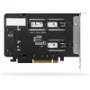 Mobile Storage Rack RAIDSONIC ToughArmor MB842MP-B — 2 Removable Slots for M.2 NVMe, PCIe 4.0 x16