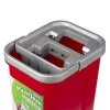 GB870 MaxiClean Flat Mop Set with 2 in 1 Cleaning Bucket 5.7L Mop Set Floor Wiper Mop Cleaning System Cleaner 360 Rotating Mop Head