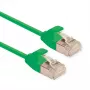 ROLINE DataCenter - Patch-Cable - RJ-45 (M) to RJ-45 (M) - 1.5 m - U/FTP - CAT 6a - Halogen-Free, Moulded, Snagless, Stranded - Green, pantone 3278C (21.15.3334)