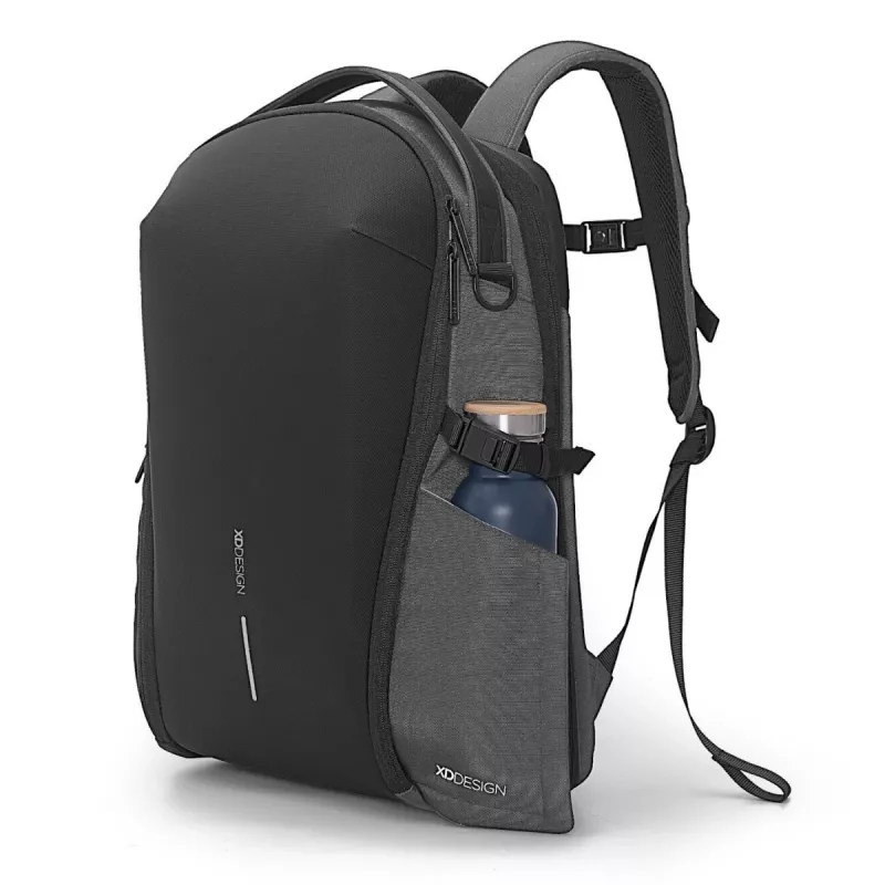 Backpack XDDESIGN Bizz Grey P705.932 — water resistant, lightweight city backpack