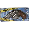 Toy metal police-style revolver Pulio 1556067/0 — 8-round capacity