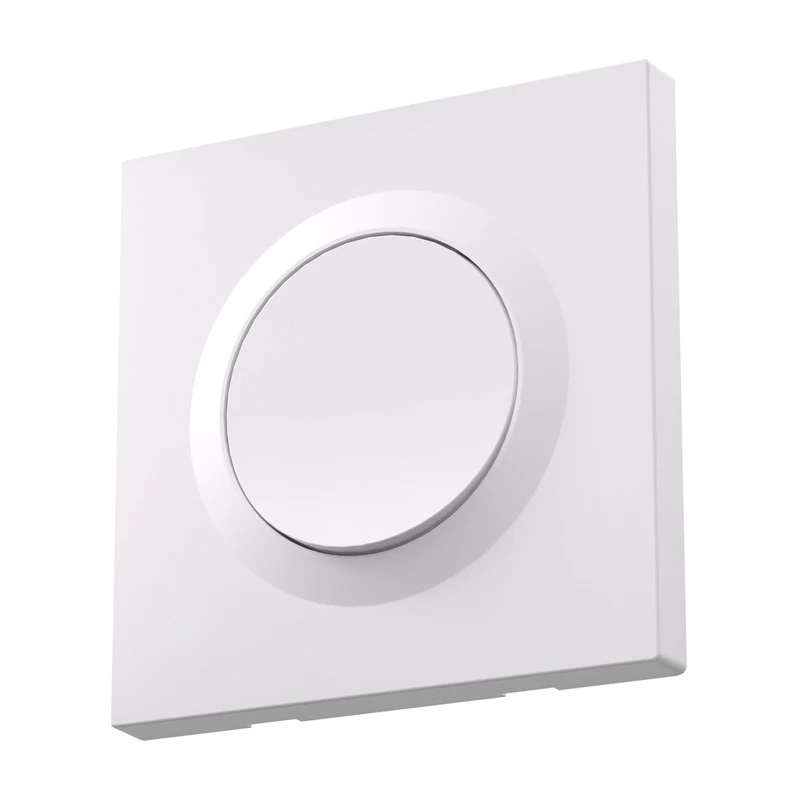 Wall switch housing Sonoff E1GS with neutral connection for single-gang installation