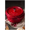 Single pan Staub Cocotte 24 cm Cherry