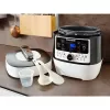 Electric pressure cooker Rommelsbacher MD 1000 – 4 L, 1000 W, 14 programs, white/black