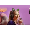 Kraken Kitty V2 - Black, Gaming headset, Kitty Ears, Stream Reactive Lighting, HyperClear Cardioid Mic, 40 mm TriForce Drivers, Built into the earcups microphone, Razer Chroma RGB (Ear and Earcups), Surround sound: Only available on Windows 10 64-bit