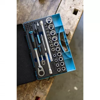 Socket wrench set HAZET 953HP 47 pcs