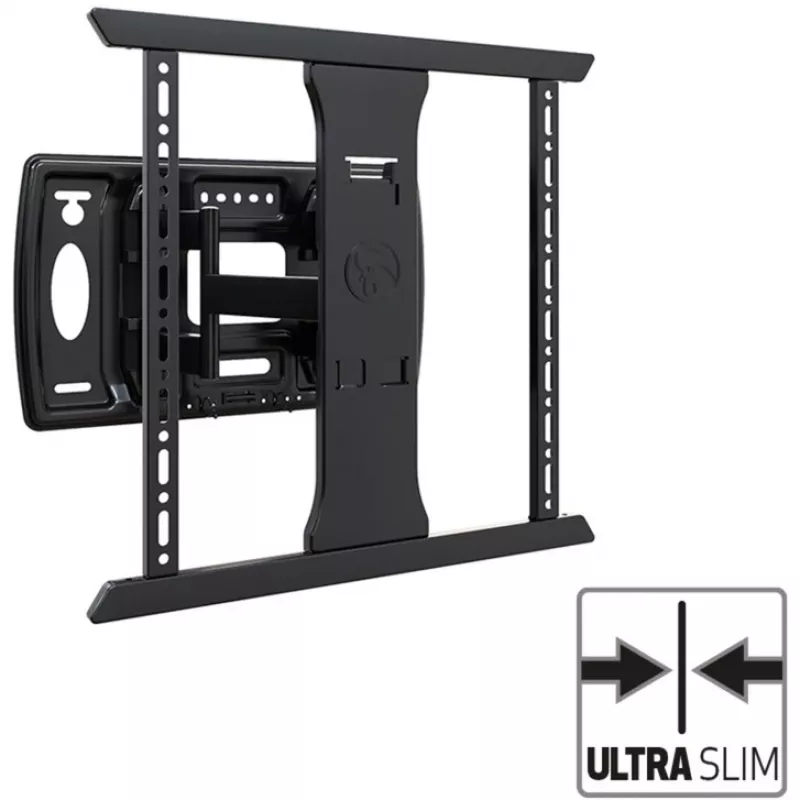 HAGOR BrackIT TnT - Mounting Kit (bracket) - full-motion - for Flat Screen - Black - Screen Size: 101.6-165.1 cm (40-65) - wall mount