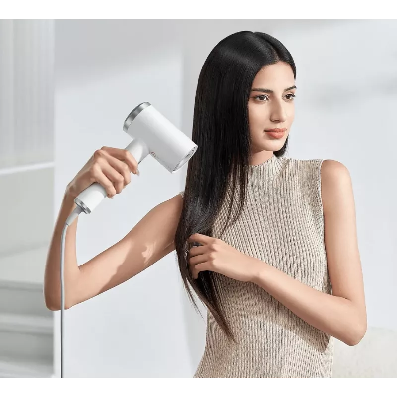 Hair dryer Xiaomi GSHGL01LX 1600 W, 110000 RPM motor, 62 m/s air speed, Silver/White, 1.7 m cord