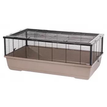 Rodent cage INTER ZOO Bernie mokka 100 x 54 x 39 cm metal, mocca