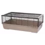 Rodent cage INTER ZOO Bernie mokka 100 x 54 x 39 cm metal, mocca
