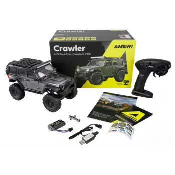 RC crawler Amewi Mini-D90 4WD 1:16 RTR — scale 1:16, 4-wheel drive, ready-to-run