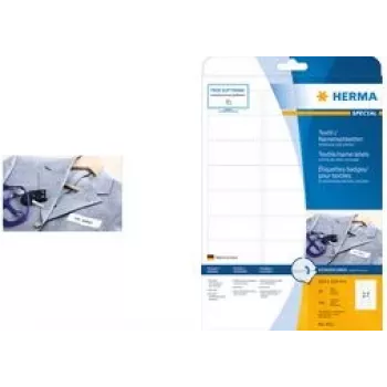 Self-adhesive label HERMA 4511 Rounded rectangle White