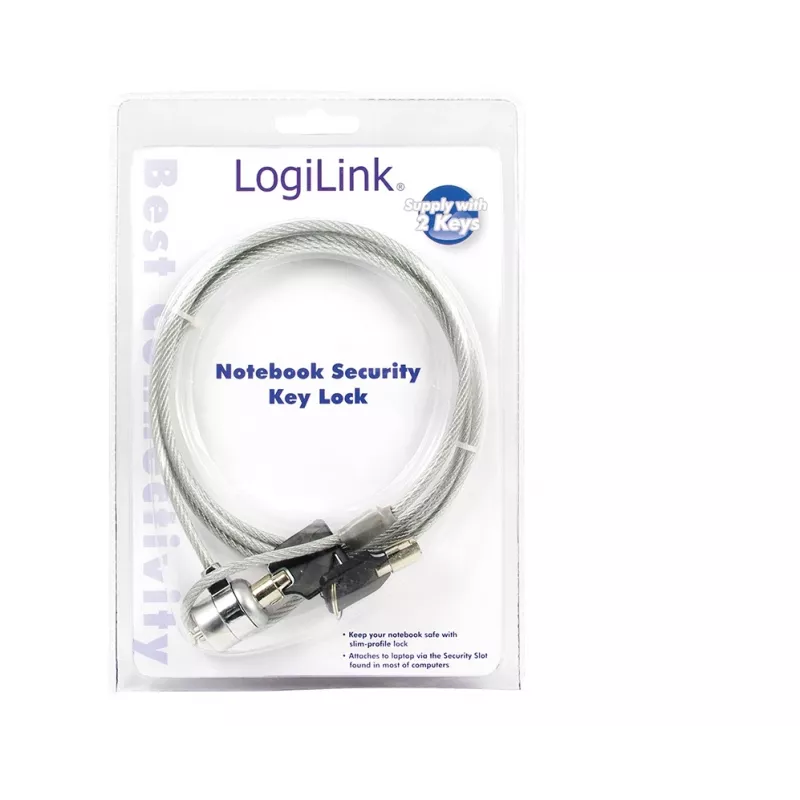 Notebook Security Lock LogiLink nbs003 1.5m
