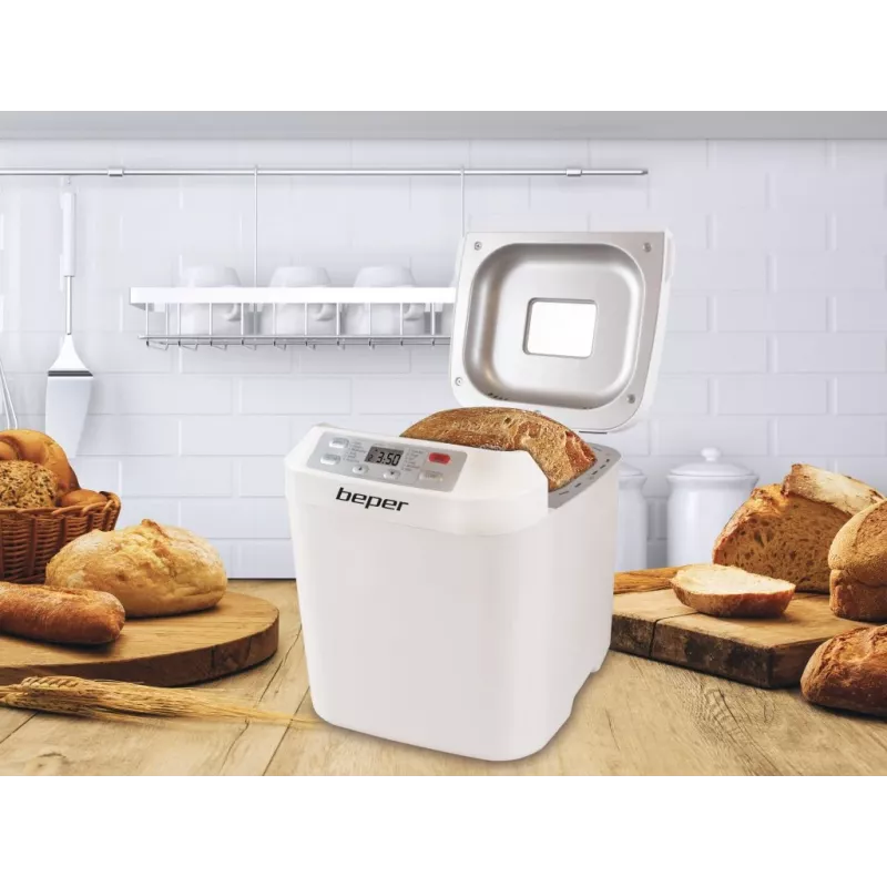 Bread maker Beper BC.130 - 550 W, 12 programs, 600-900 g loaves