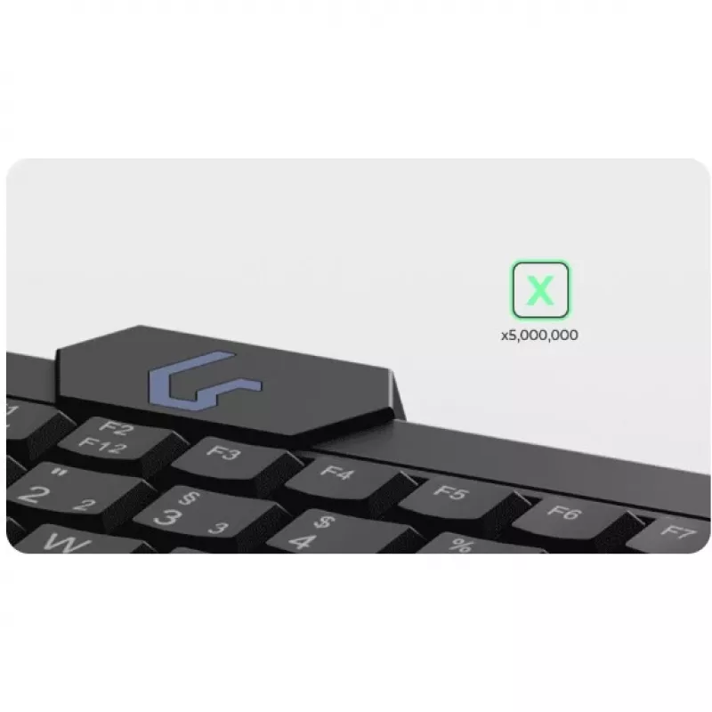 KeySonic KSK-3210ELU (DE) keyboard Home USB QWERTZ German Black