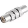 Adapter ShiverPeaks Cinch (RCA) coupling to Cinch coupling 57040-MS, black metal