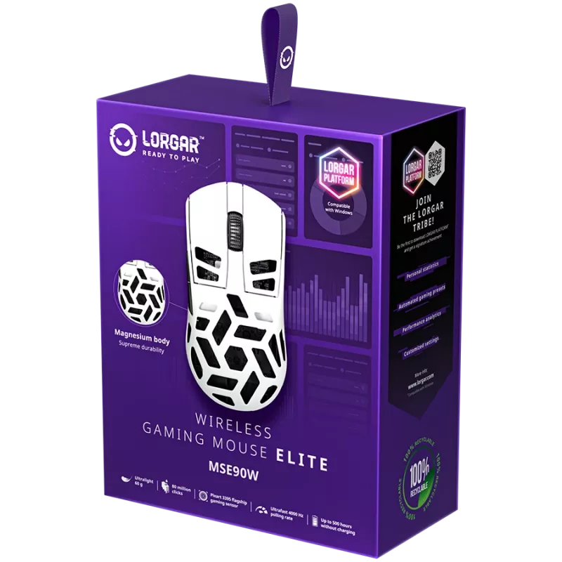 Gaming Mouse LORGAR MSE90W Wireless