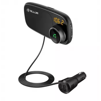 Magnetic Phone Holder Tellur FMT-B6 Black — Adjustable Angle, Compatible with Smartphones