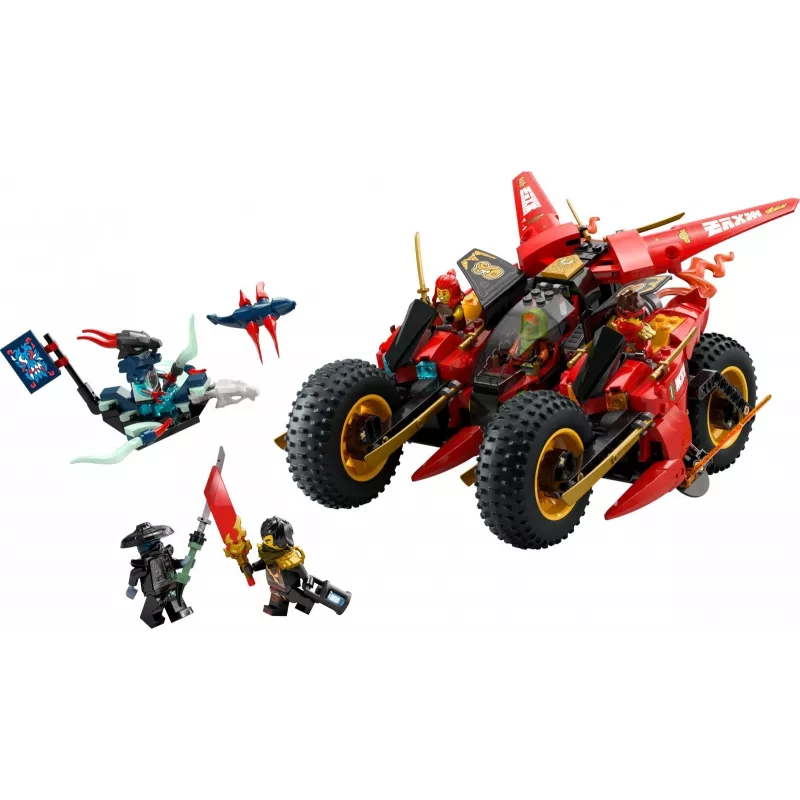 LEGO Ninja Combat Vehicle set 71844 — NINJAGO, 561 pieces, 6 minifigures, movable parts, 140×240×220 mm