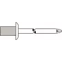 Blind rivet GESIPA 4×8.0 mm Al/A2 CAP Standard, 500 pcs