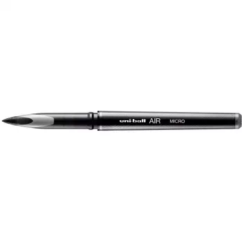 Clip-on retractable pen Uni-Ball Air UBA-188M Black