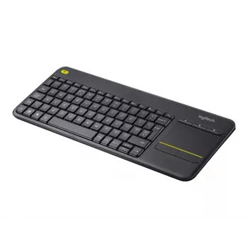Logitech Wireless Touch Keyboard K400 Plus Mini QWERTZ Black