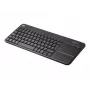 Logitech Wireless Touch Keyboard K400 Plus Mini QWERTZ Black