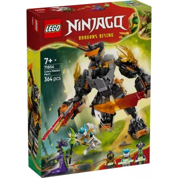 LEGO NINJAGO 71854 Cole's Mission Mech and Dragon Zane