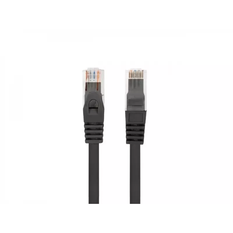 Network cable LANBERG PCU6-10CU-0025-BK Cat6 F/UTP RJ-45 0.25 m Black