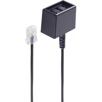 telephone cable ShiverPeaks BS71280-8 0.15 m Black
