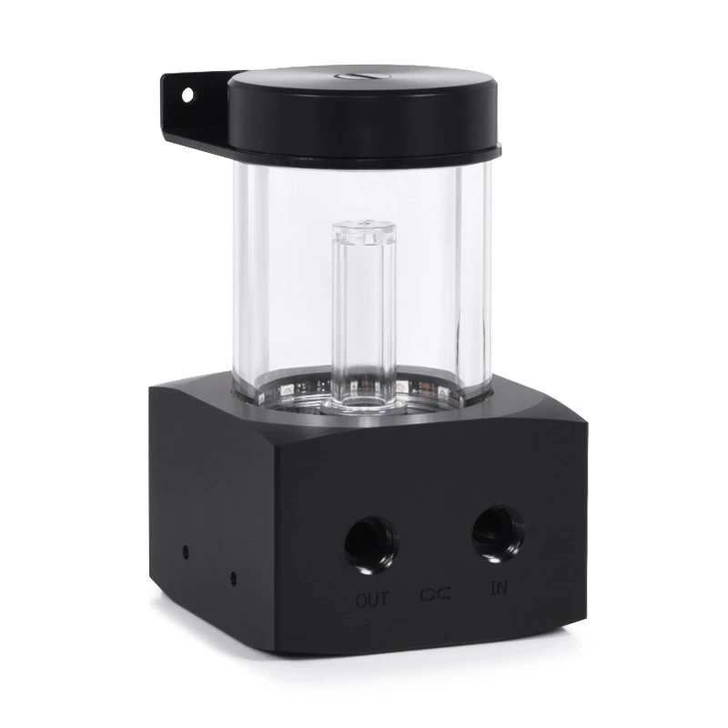 Reservoir Aquatuning GmbH 1022162 Acetal Acrylic Black Transparent 76.5mm
