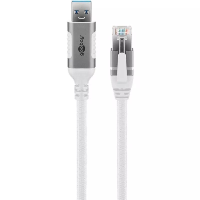 Goobay 74160 - Network Adapter Cable USB 3.0 Type A Gigabit Ethernet 3 m - Network Card - 1.000 Mbps (74160)
