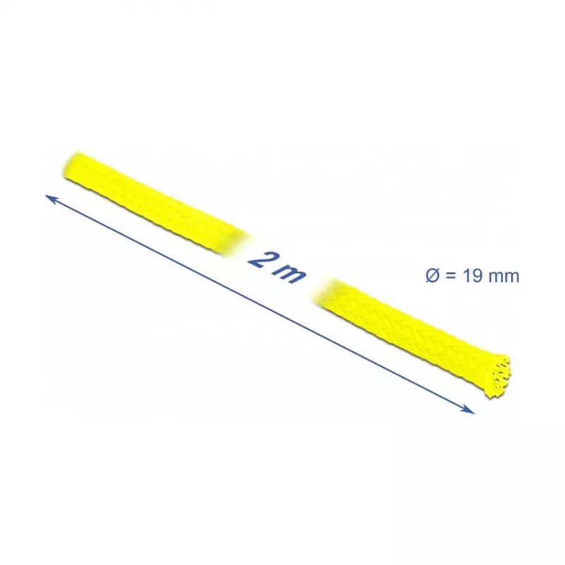Cable Sleeve DeLOCK 20745 Yellow
