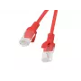 PATCHCORD Cat.6 UTP 2M Red FLUKE PASSED LANBERG 10-PACK