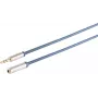 3.5mm Audio Cable ShiverPeaks 30805-1.5-MHQ-SLIM Chrome Metal Slim Line 1.5m