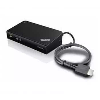Lenovo 40A40090EU laptop dock/port replicator Wired USB 3.2 Gen 1 (3.1 Gen 1) Type-A Black