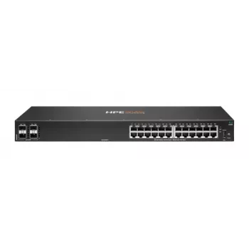 HPE - Aruba 6000 24G 4SFP Switch - Switch - L3 - managed 24 x 10/100/1000 + 4 x Gigabit SFP side-to-side airflow rack-mountable AC 100 127 V / 200 240 V