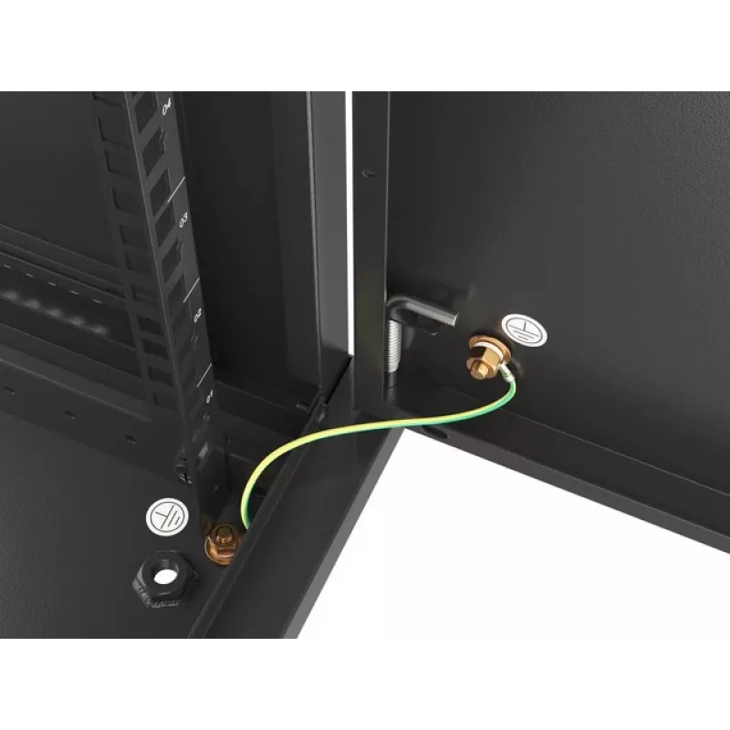 Wall mounted rack Lanberg WF01-6612-00B 12U Black