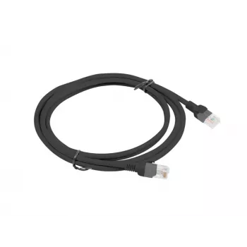 Network cable LANBERG PCU6-10CC-0200-BK Cat5e U/UTP RJ-45 — 2 m, Black