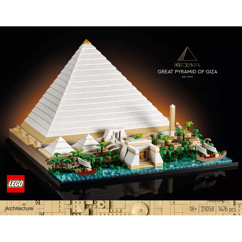 LEGO ARCHITECTURE 21058 GREAT PYRAMID OF GIZA