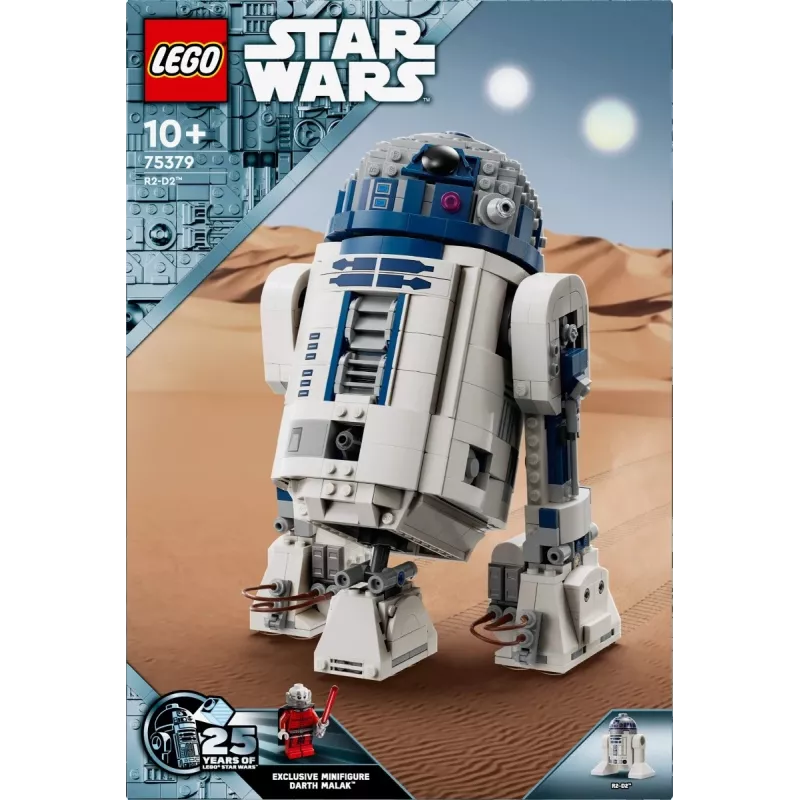 LEGO buildable droid R2‑D2 set 75379 — 1,050 pieces, 10+ years, 160×110×240 mm, 0.24 kg