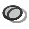 DEMCiflex dust filter 80mm, Round - black/black