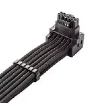PCIe power extension CableMod C-Series Pro Variant A 90° 16-pin to 2×8-pin black