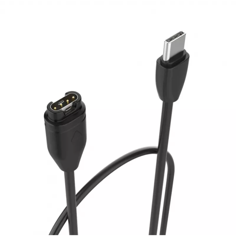 Charging cable USB-C FIXED for Garmin Fenix 5/6/7/7X Epix Venu 2/3 Vívoactive 3/4/5 — 1 m