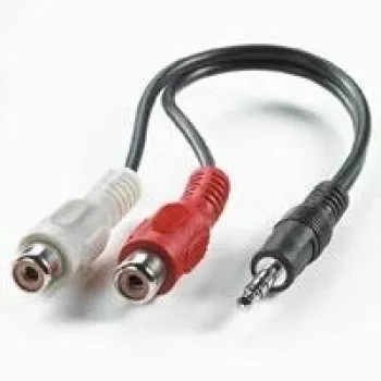 3.5mm (M) - Cinch (2x M) Cable VALUE 0.2 m