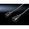 Power Cable Rittal DK 7200.215 Black 1.8 m C14 C13