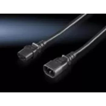 Power Cable Rittal DK 7200.215 Black 1.8 m C14 C13